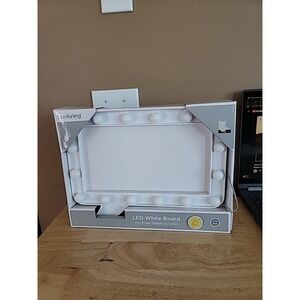 NEW LED White Board 11.8" x 9" – Dry Erase Included White